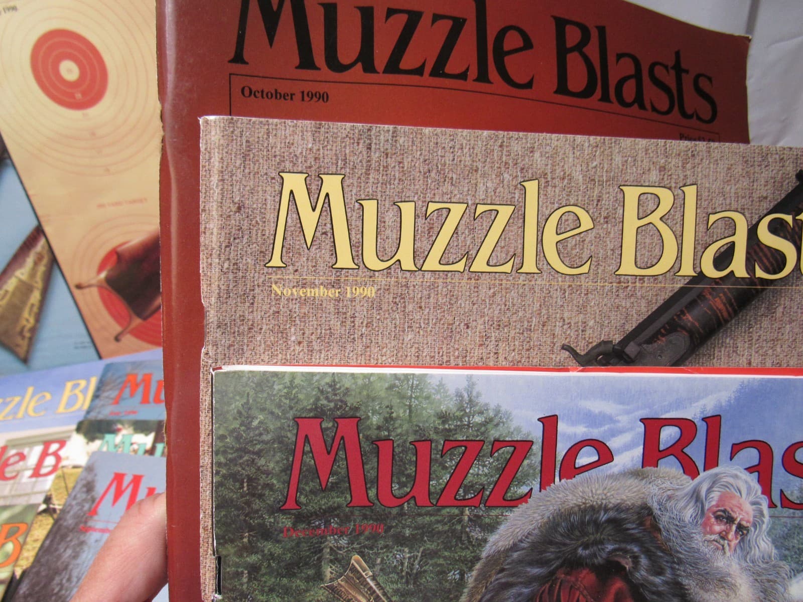Muzzle Blasts Magazine 1990 Complete 12 issues Lot Black Powder Rifles (H57J) - Thumbnail 7