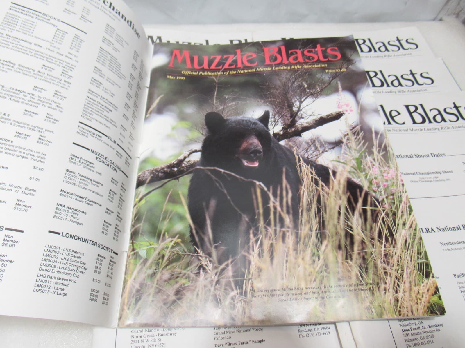Muzzle Blasts Magazine 1993 Complete 12 issues Lot Black Powder Rifles (H55J) - Thumbnail 7