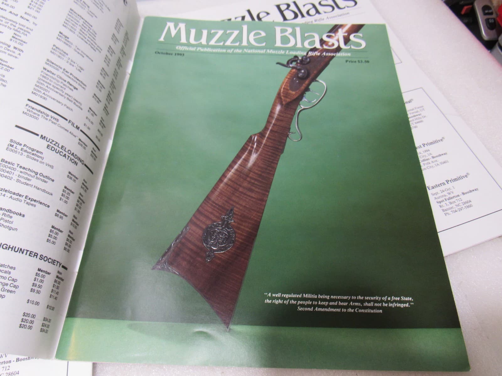 Muzzle Blasts Magazine 1993 Complete 12 issues Lot Black Powder Rifles (H55J) - Thumbnail 13