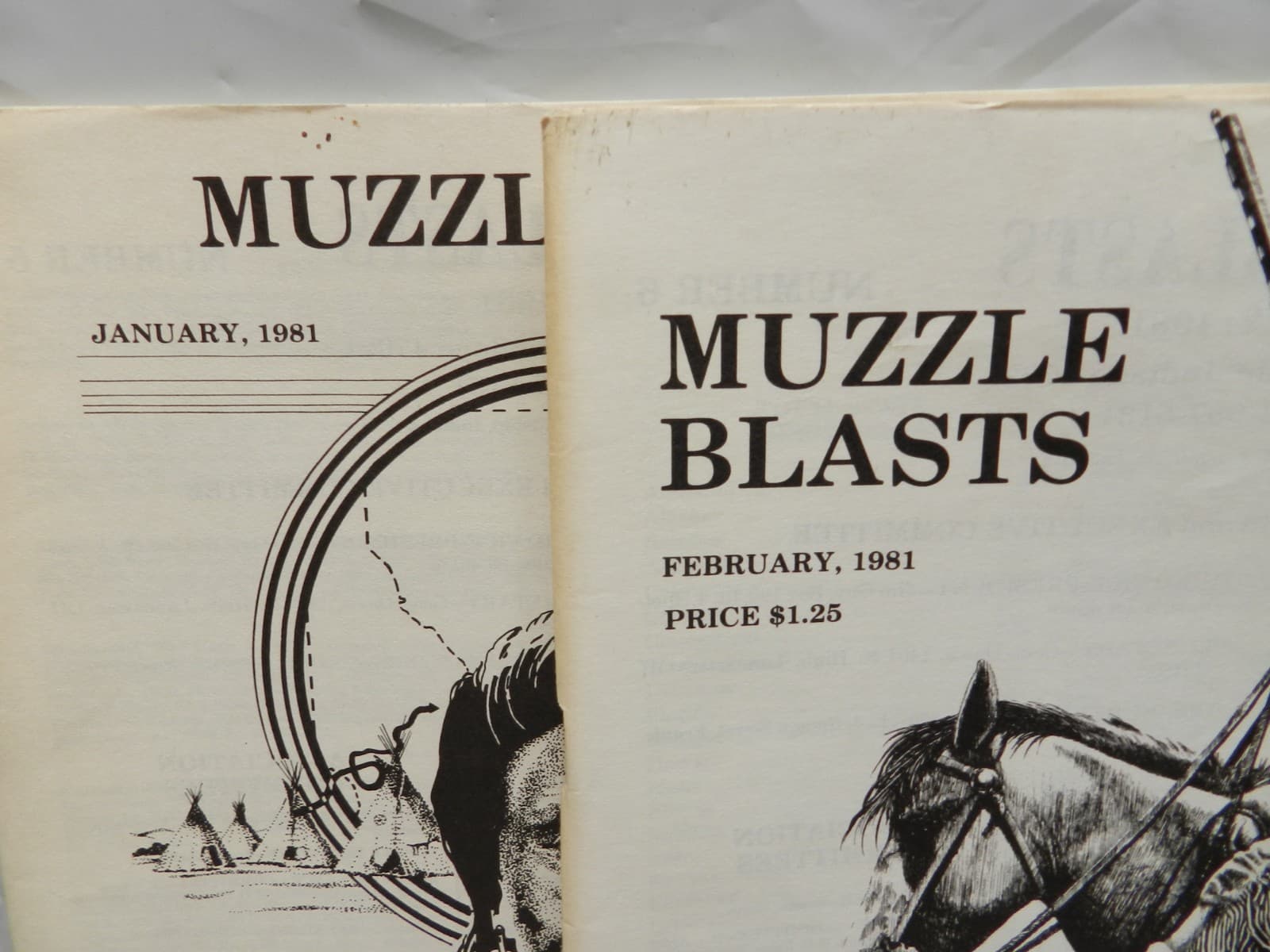 Muzzle Blasts Magazine 1981 Complete 12 issues Lot Black Powder Rifles (H61J) - Thumbnail 2