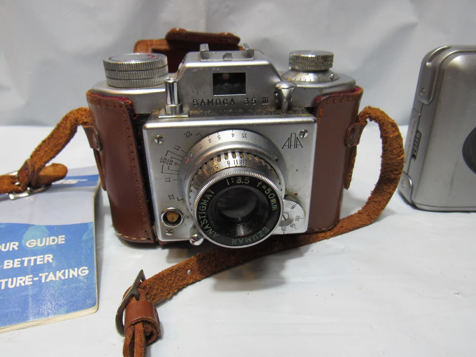 Vintage Antique Camera Camcorder Lot Fuji Polaroid Samoca Untested O99J - Thumbnail 6