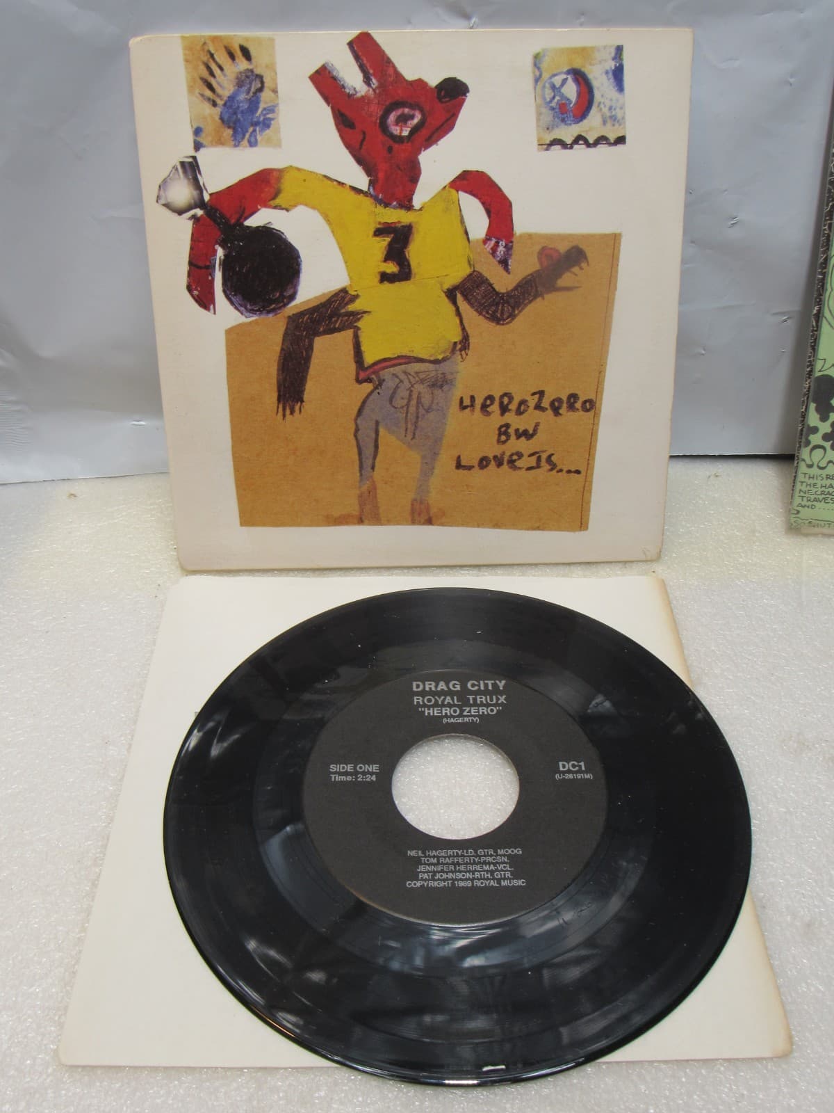 Punk Harcore 7" LP Vinyl Necacedia Phrogs Radiation Travesty Cartoon Castle X43 - Thumbnail 14