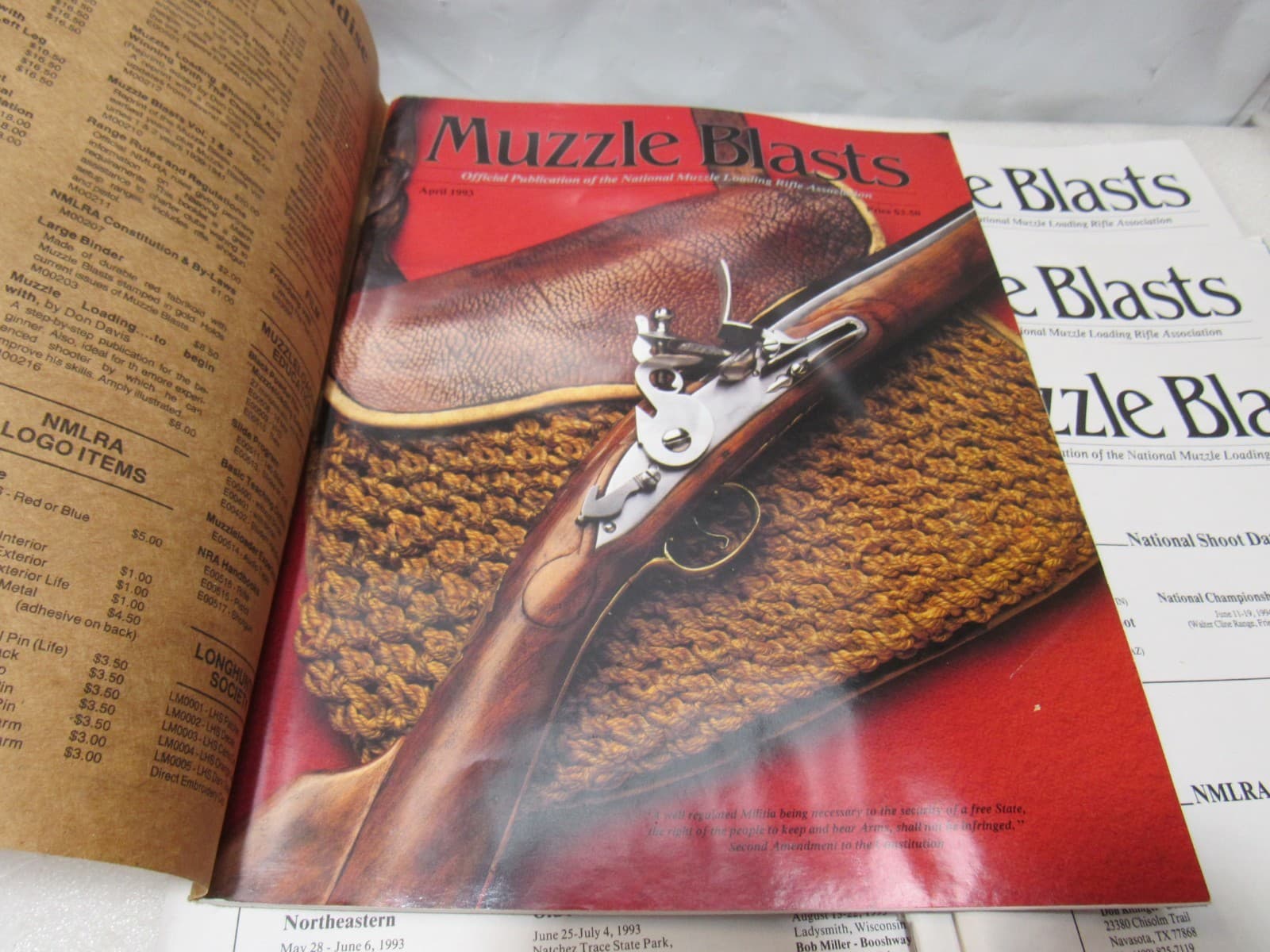 Muzzle Blasts Magazine 1993 Complete 12 issues Lot Black Powder Rifles (H55J) - Thumbnail 8