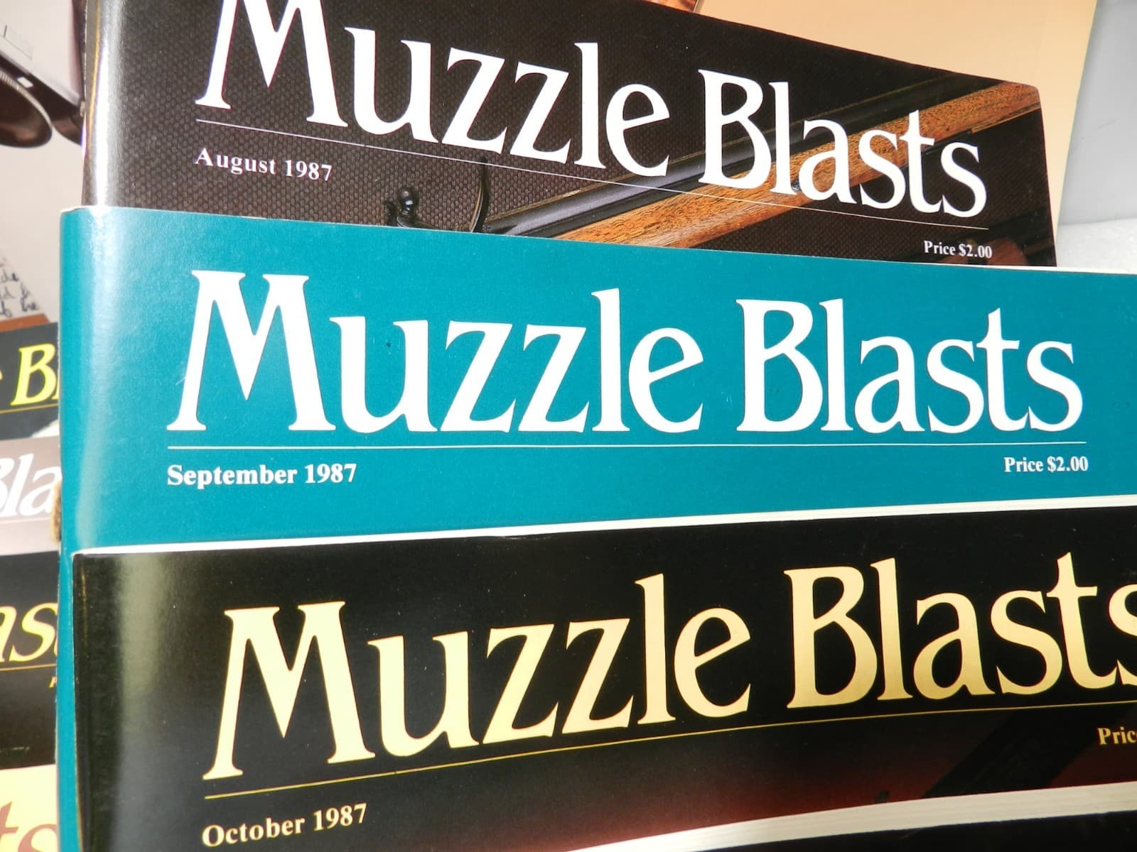 Muzzle Blasts Magazine 1987 Complete 12 issues Lot Black Powder Rifles (H60J) - Thumbnail 5