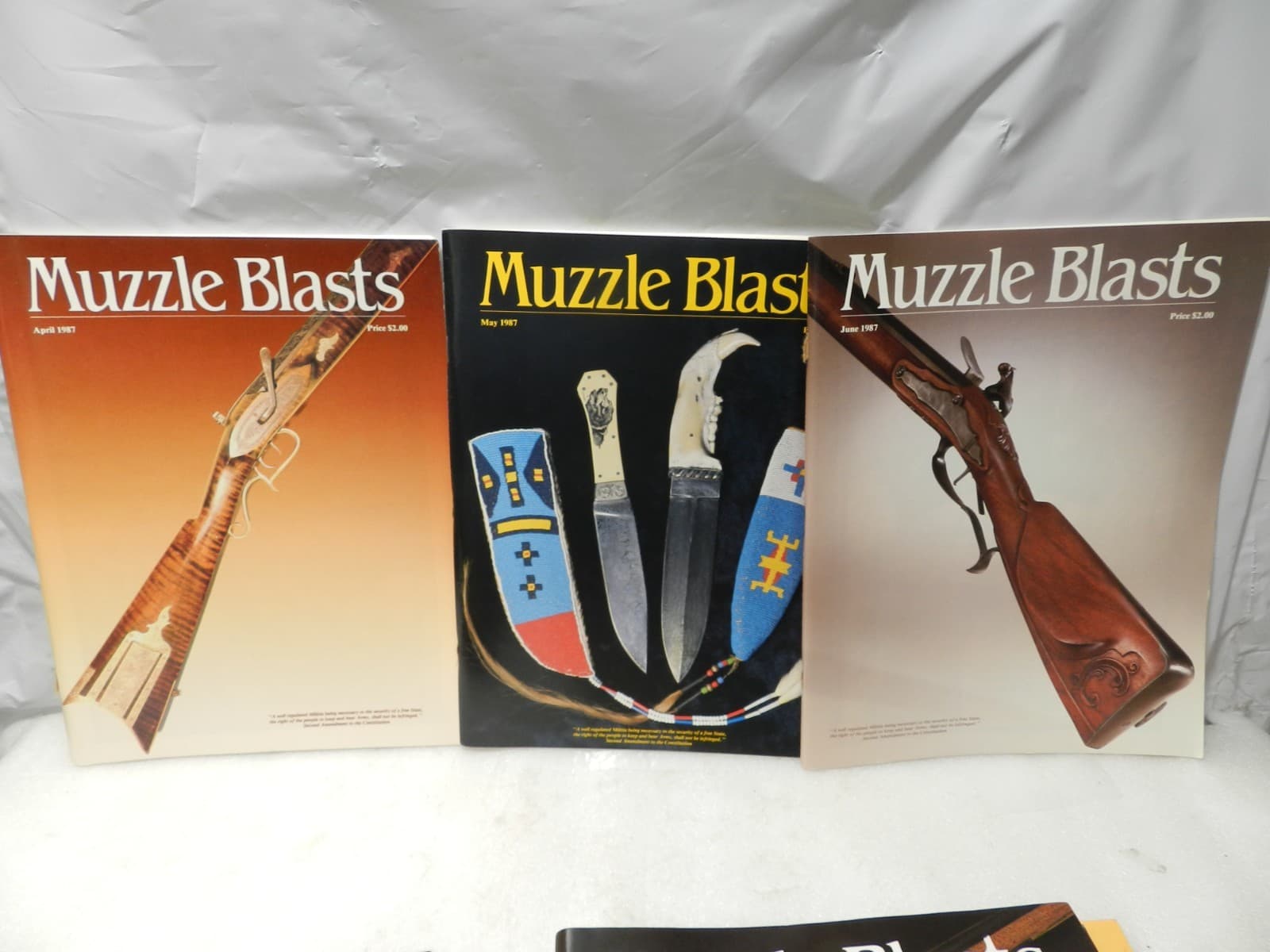 Muzzle Blasts Magazine 1987 Complete 12 issues Lot Black Powder Rifles (H60J) - Thumbnail 8