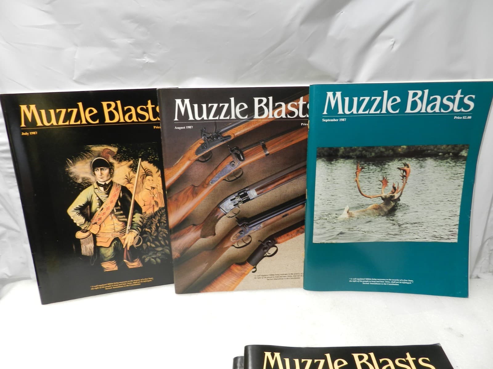 Muzzle Blasts Magazine 1987 Complete 12 issues Lot Black Powder Rifles (H60J) - Thumbnail 9