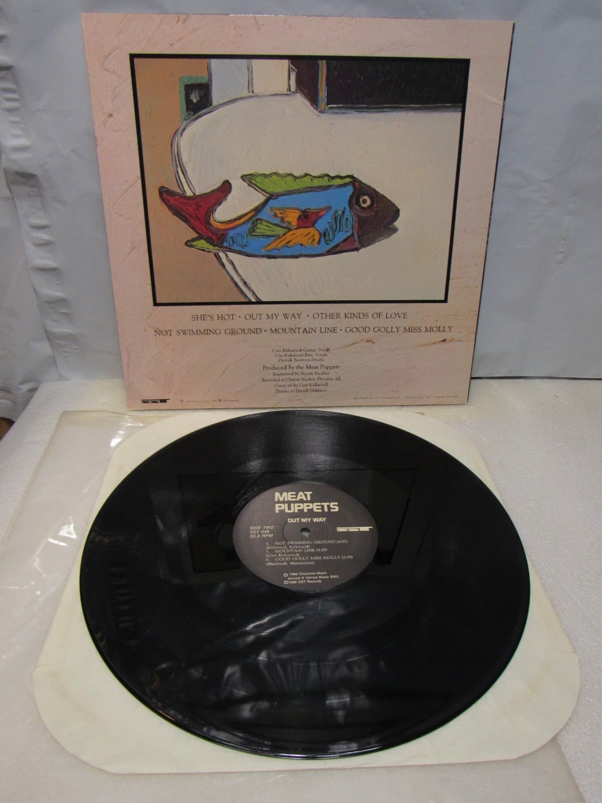 Meat Puppets - Out My Way (SST 049) Original Vinyl Album 1986 Punk Hardcore X38 - Thumbnail 4
