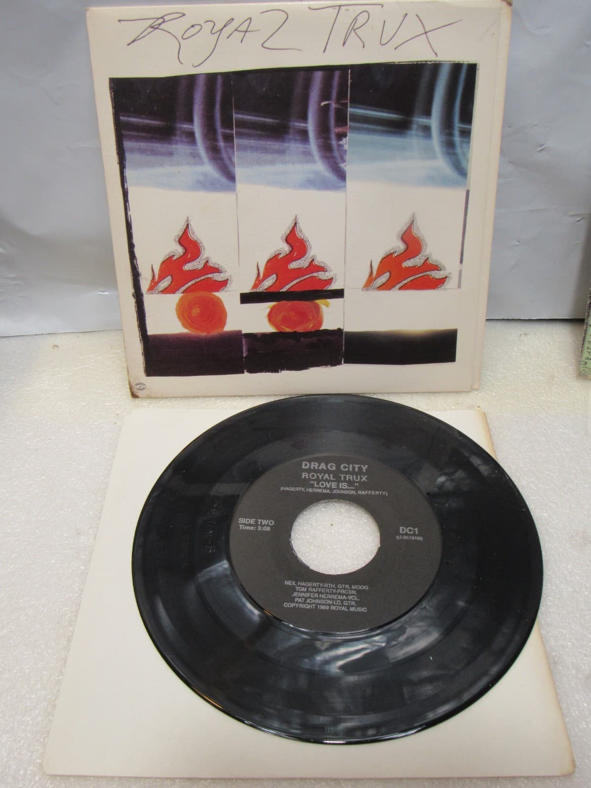 Punk Harcore 7" LP Vinyl Necacedia Phrogs Radiation Travesty Cartoon Castle X43 - Thumbnail 13