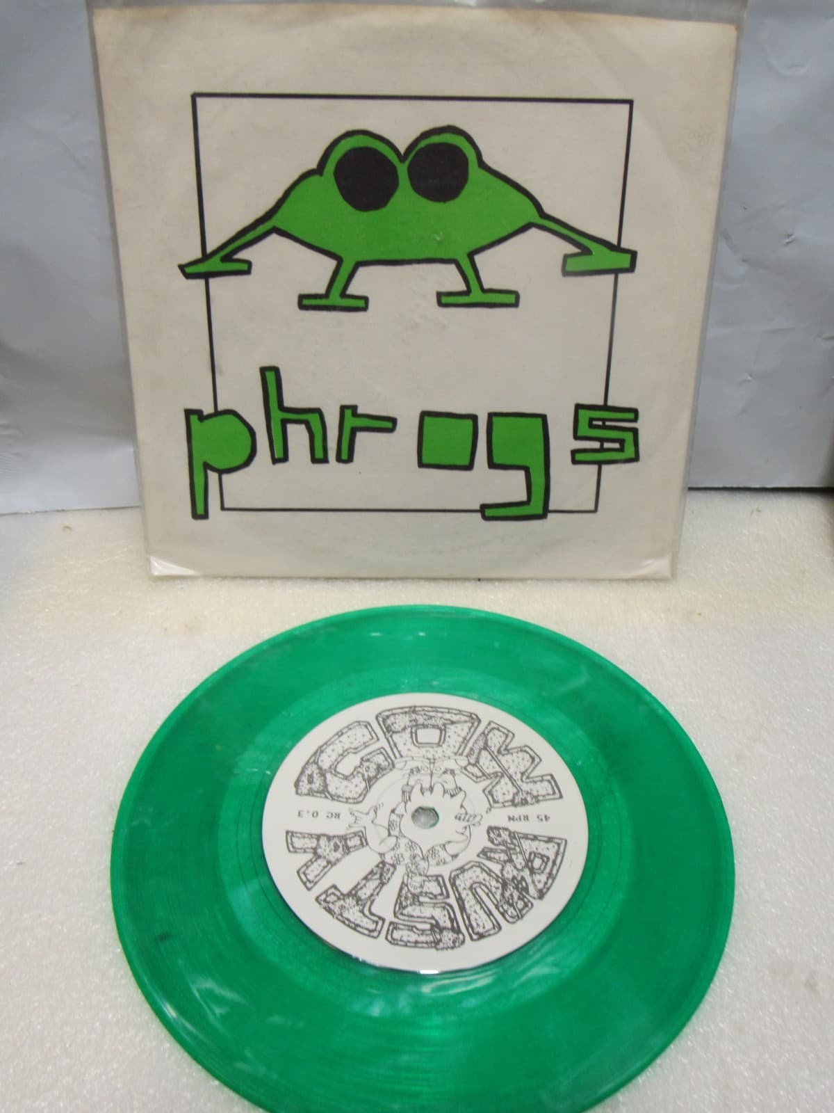 Punk Harcore 7" LP Vinyl Necacedia Phrogs Radiation Travesty Cartoon Castle X43 - Thumbnail 6