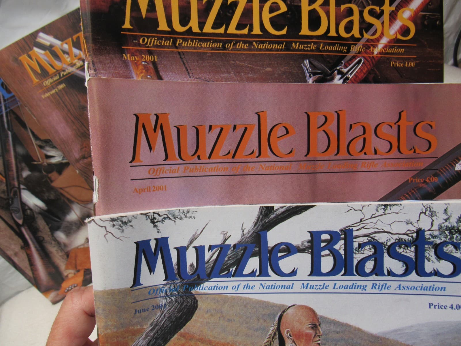 Muzzle Blasts Magazine 2001 Complete 12 issues Lot Black Powder Rifles (H66J) - Thumbnail 4