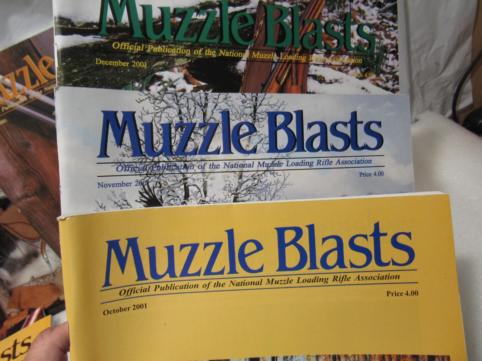Muzzle Blasts Magazine 2001 Complete 12 issues Lot Black Powder Rifles (H66J) - Thumbnail 6