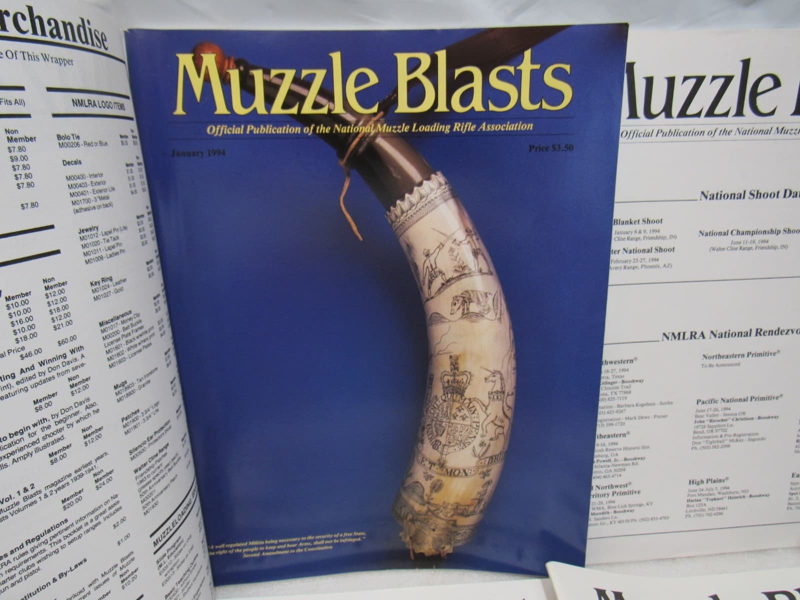 Muzzle Blasts Magazine 1994 Complete 12 issues Lot Black Powder Rifles (H54J) - Thumbnail 2