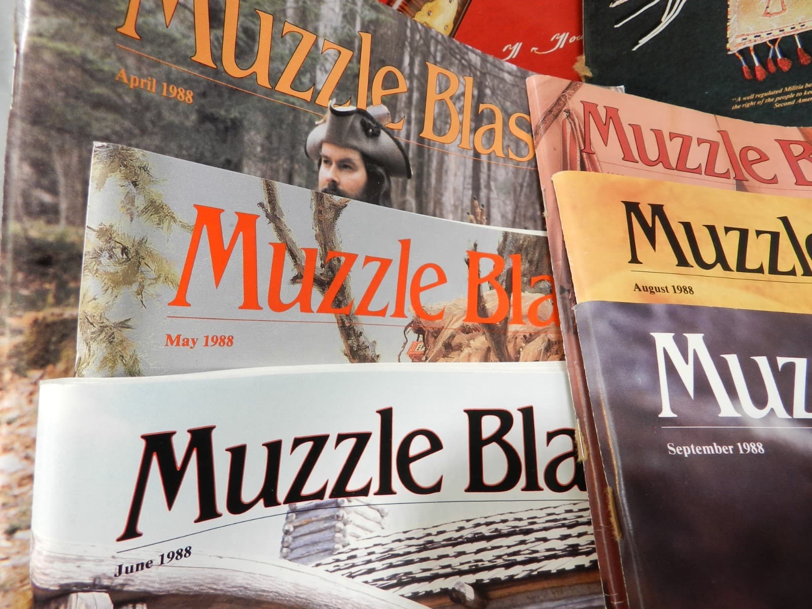 Muzzle Blasts Magazine 1988 Complete 12 issues Lot Black Powder Rifles (H59J) - Thumbnail 6