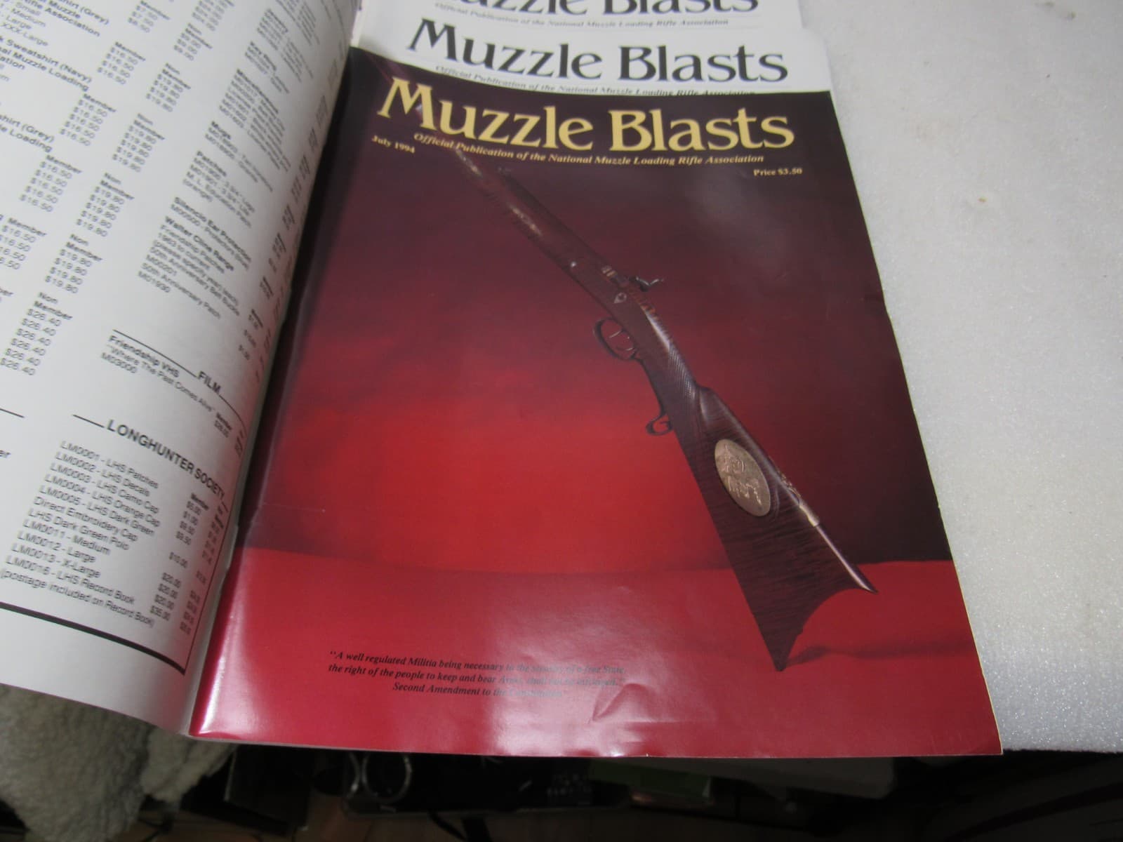 Muzzle Blasts Magazine 1994 Complete 12 issues Lot Black Powder Rifles (H54J) - Thumbnail 8