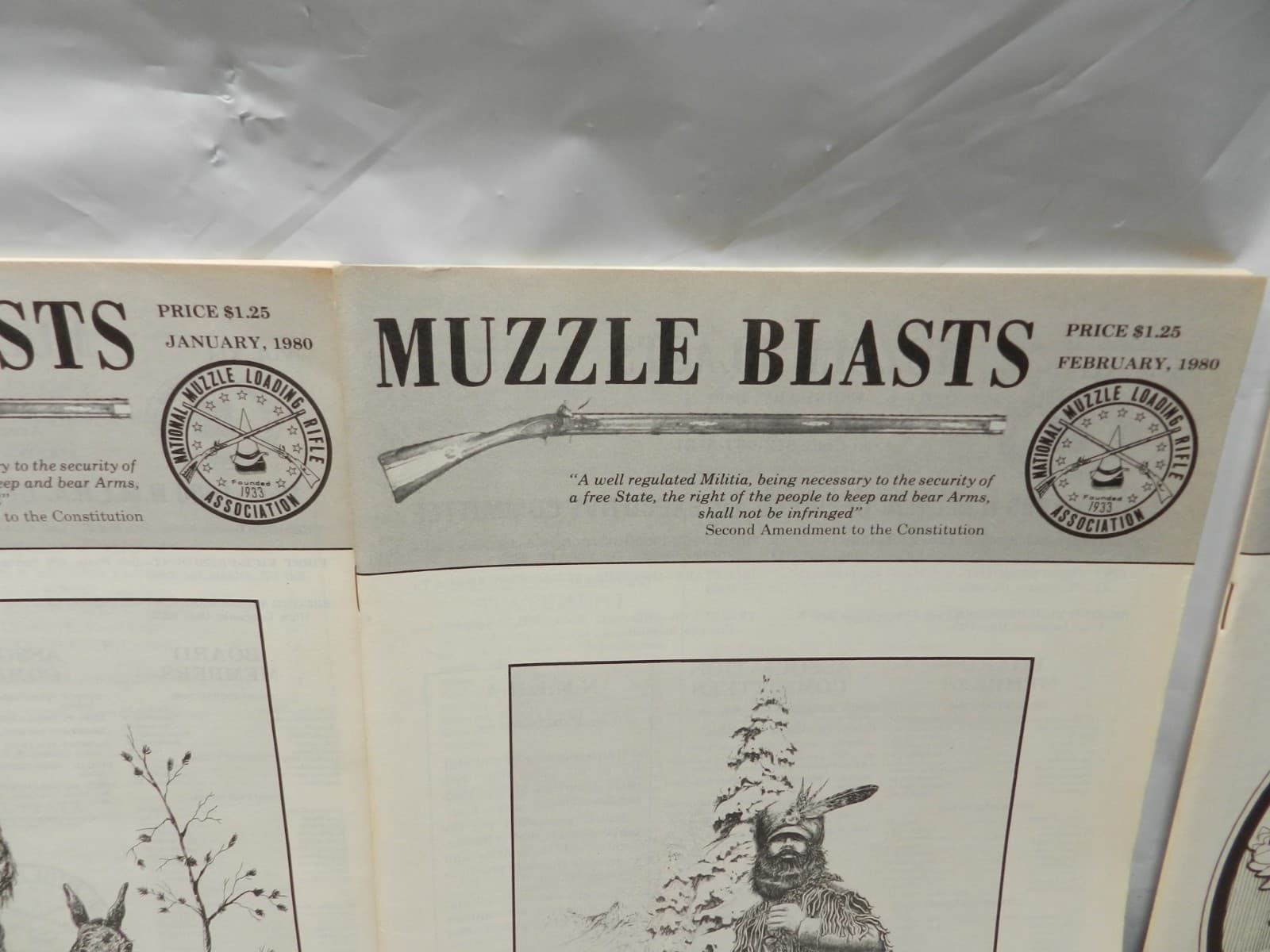 Muzzle Blasts Magazine 1980 Complete 12 issues Lot Black Powder Rifles (H63J) - Thumbnail 2