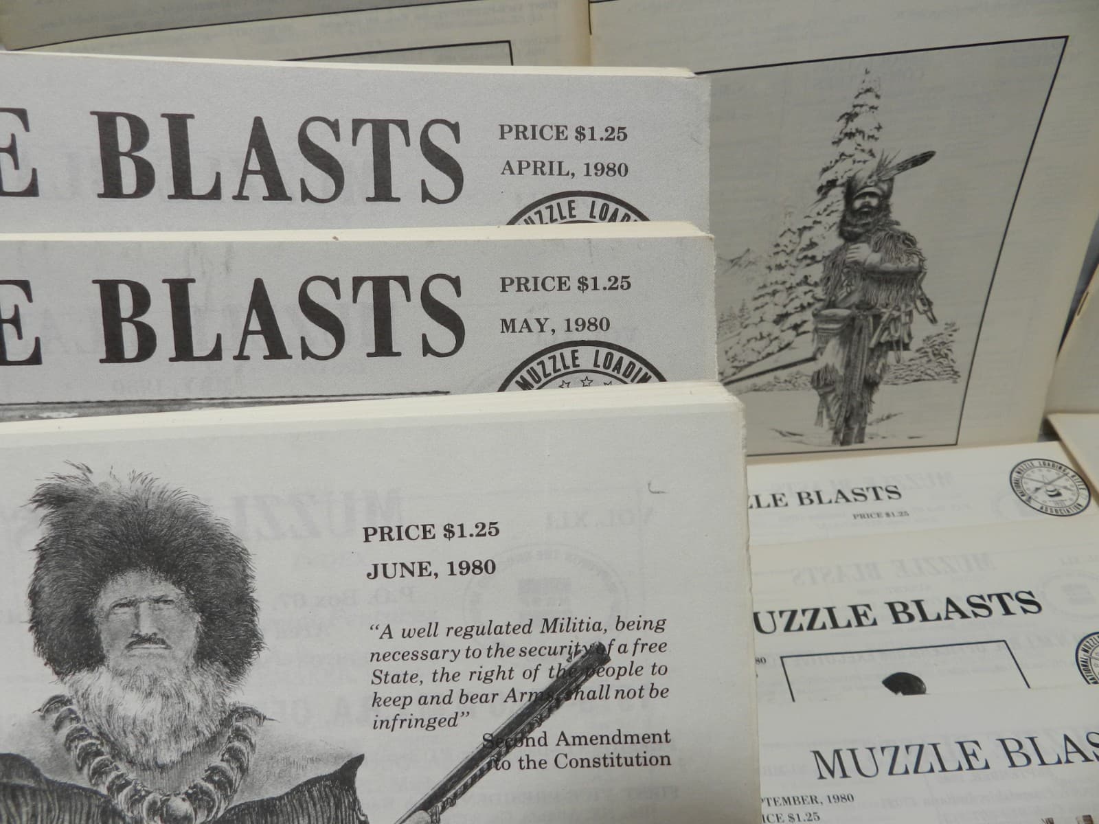 Muzzle Blasts Magazine 1980 Complete 12 issues Lot Black Powder Rifles (H63J) - Thumbnail 4