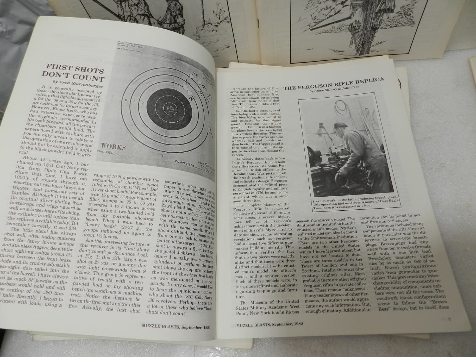 Muzzle Blasts Magazine 1980 Complete 12 issues Lot Black Powder Rifles (H63J) - Thumbnail 8