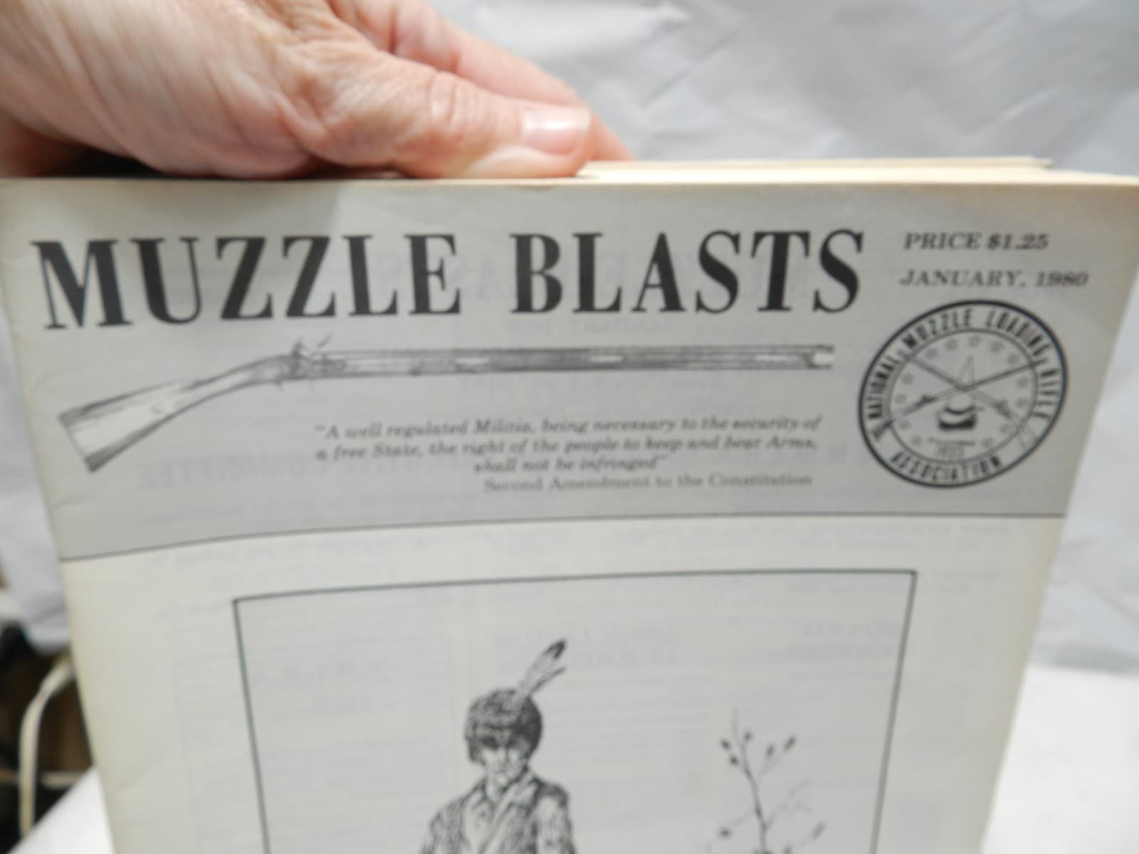 Muzzle Blasts Magazine 1980 Complete 12 issues Lot Black Powder Rifles (H63J) - Thumbnail 14