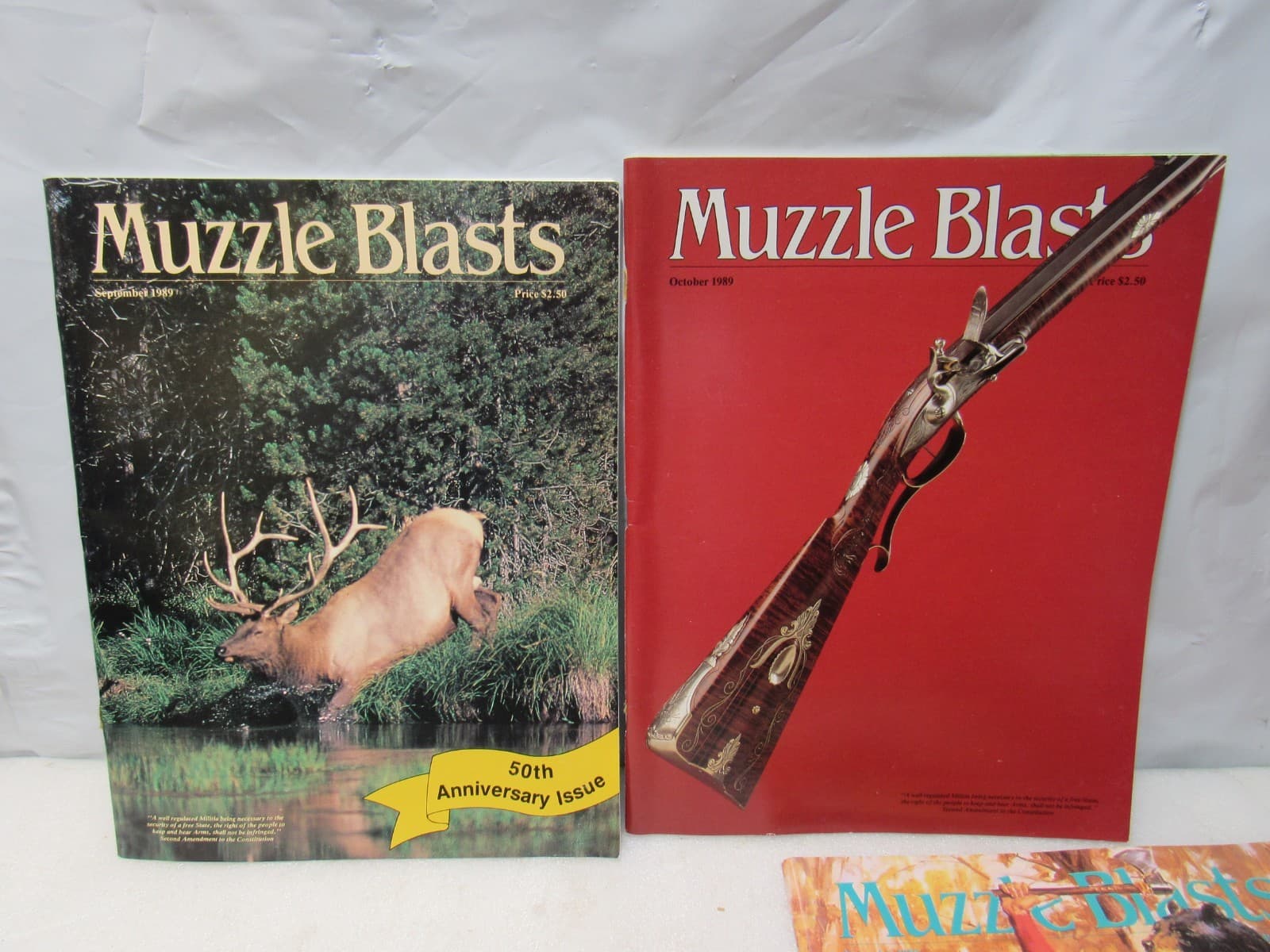 Muzzle Blasts Magazine 1989 Complete 12 issues Lot Black Powder Rifles (H58J) - Thumbnail 11