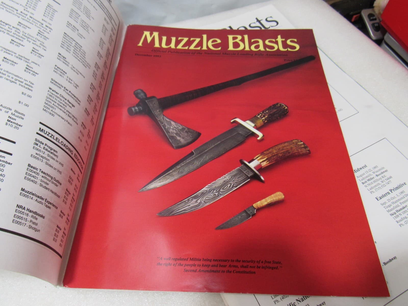 Muzzle Blasts Magazine 1993 Complete 12 issues Lot Black Powder Rifles (H55J) - Thumbnail 12