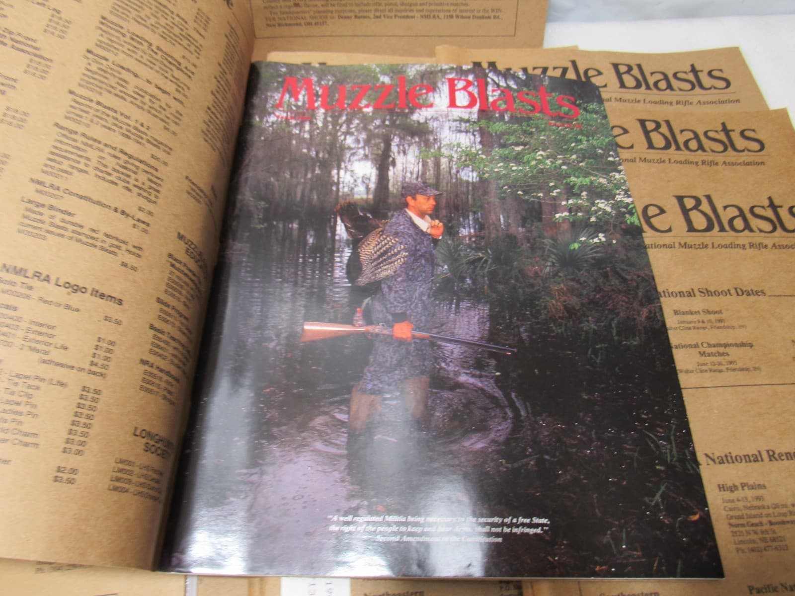 Muzzle Blasts Magazine 1992 Complete 12 issues Lot Black Powder Rifles (H56J) - Thumbnail 3