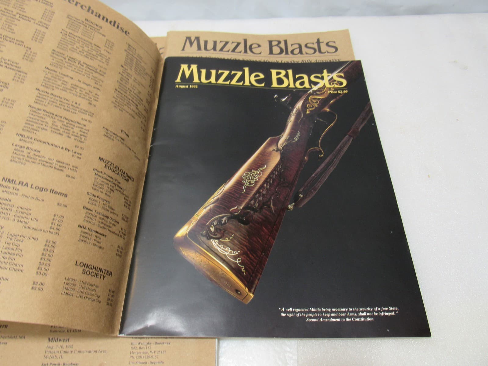 Muzzle Blasts Magazine 1992 Complete 12 issues Lot Black Powder Rifles (H56J) - Thumbnail 9