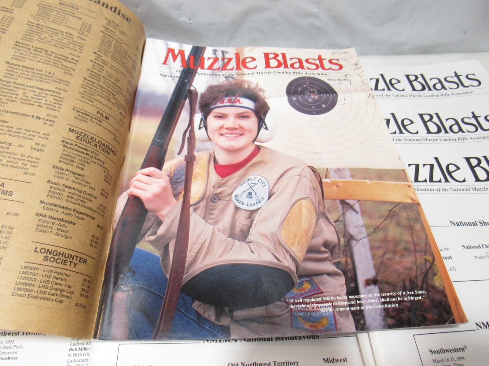 Muzzle Blasts Magazine 1993 Complete 12 issues Lot Black Powder Rifles (H55J) - Thumbnail 5