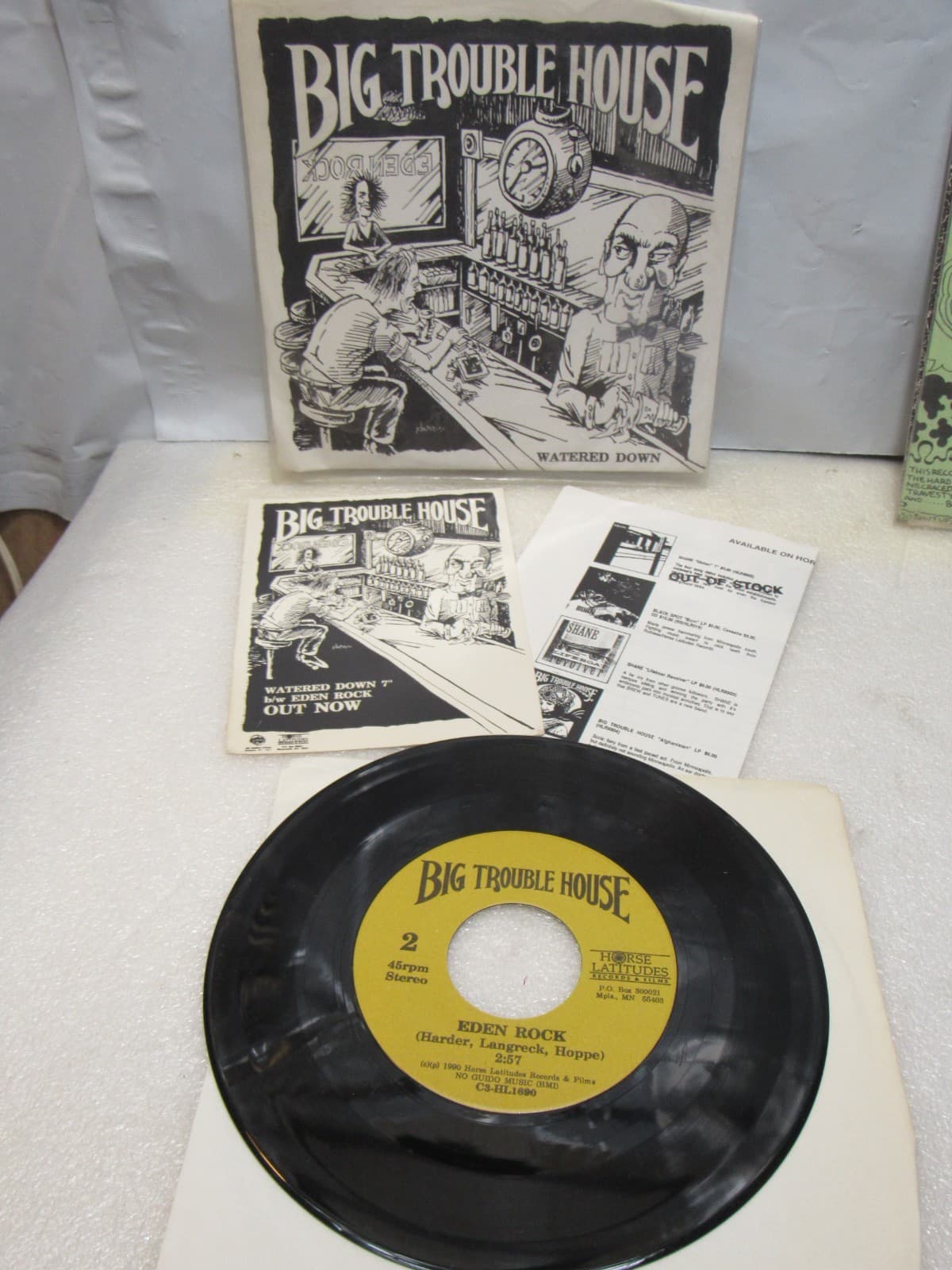 Punk Harcore 7" LP Vinyl Necacedia Phrogs Radiation Travesty Cartoon Castle X43 - Thumbnail 11