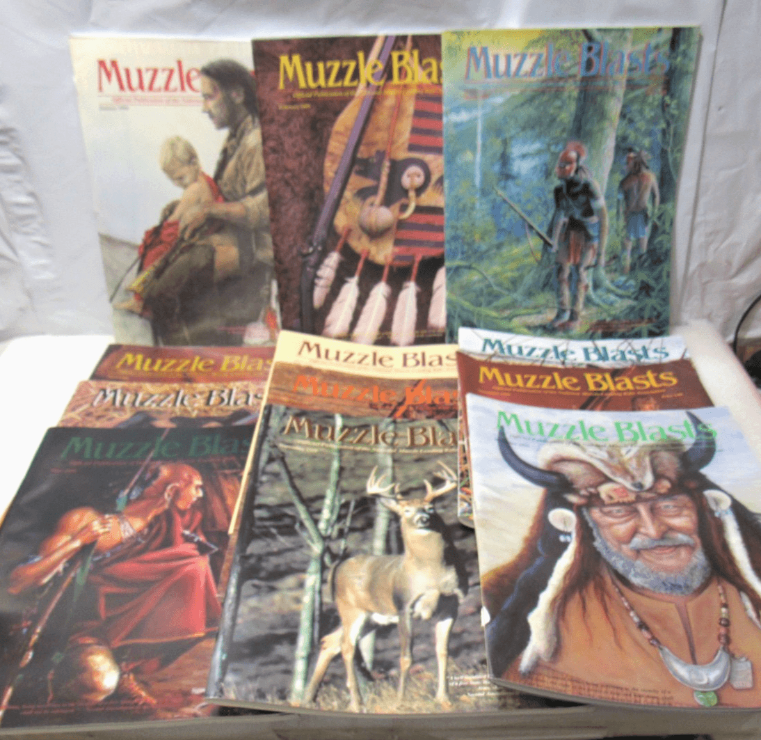 Muzzle Blasts Magazine 1999 Complete 12 issues Lot Black Powder Rifles (H64J)