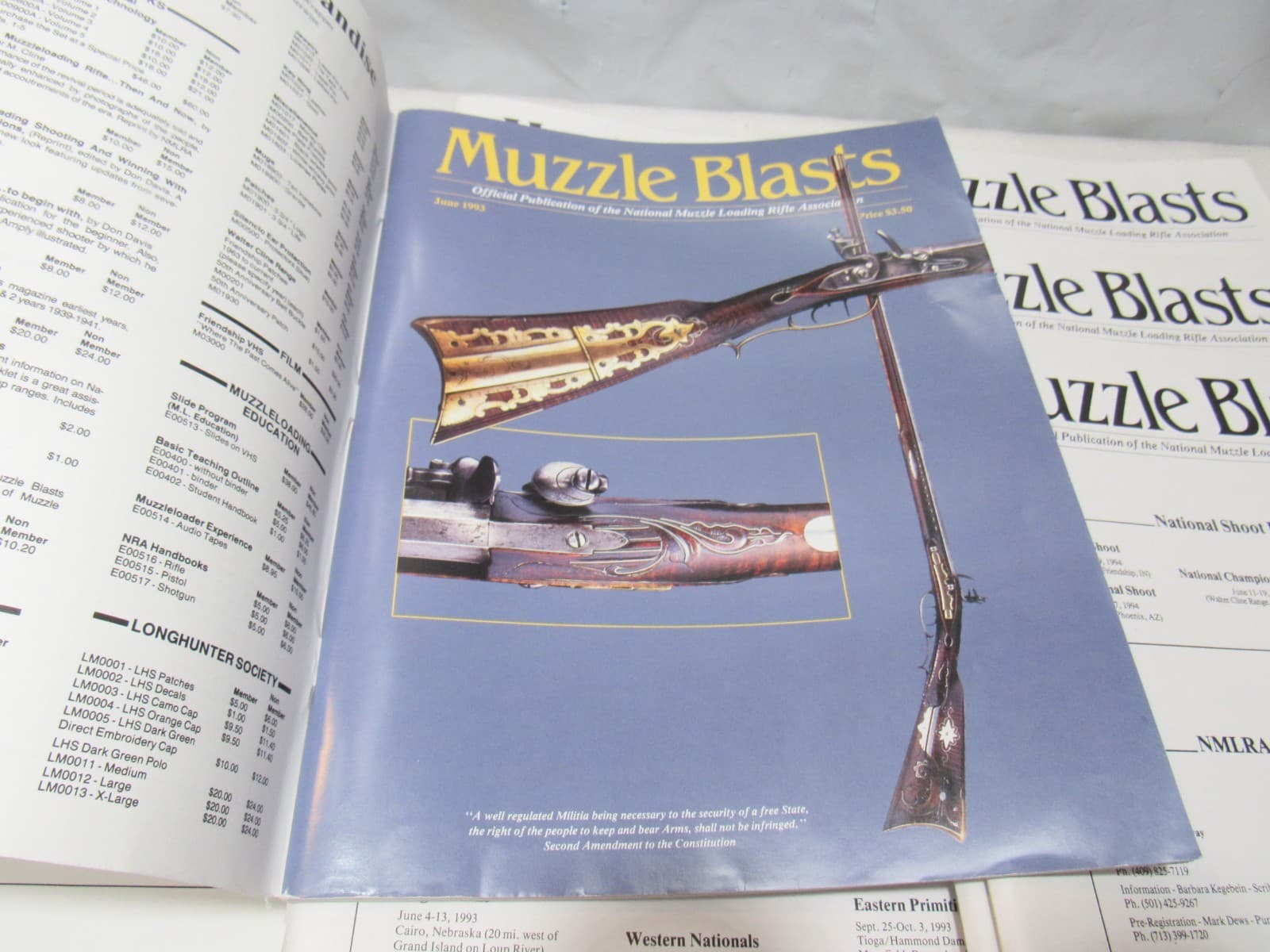 Muzzle Blasts Magazine 1993 Complete 12 issues Lot Black Powder Rifles (H55J) - Thumbnail 6