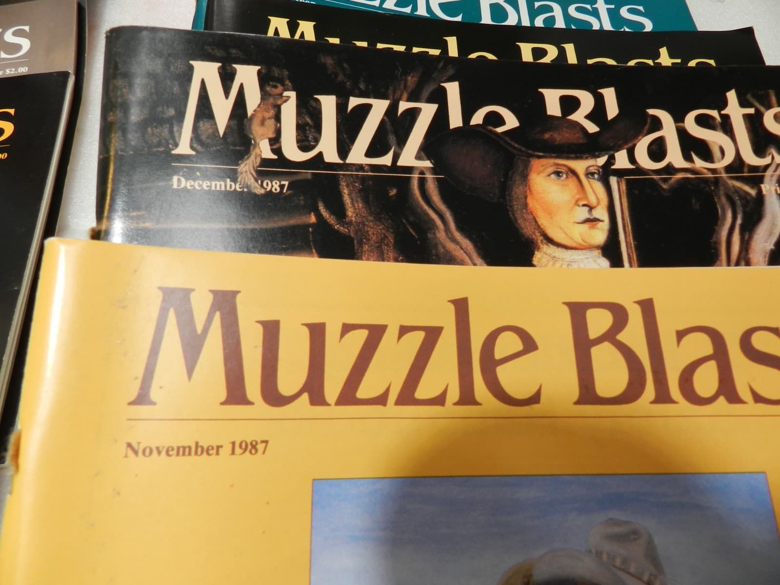 Muzzle Blasts Magazine 1987 Complete 12 issues Lot Black Powder Rifles (H60J) - Thumbnail 6