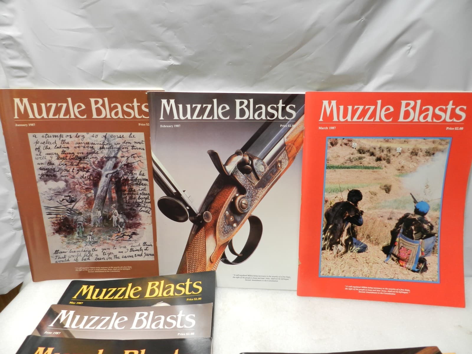 Muzzle Blasts Magazine 1987 Complete 12 issues Lot Black Powder Rifles (H60J) - Thumbnail 7