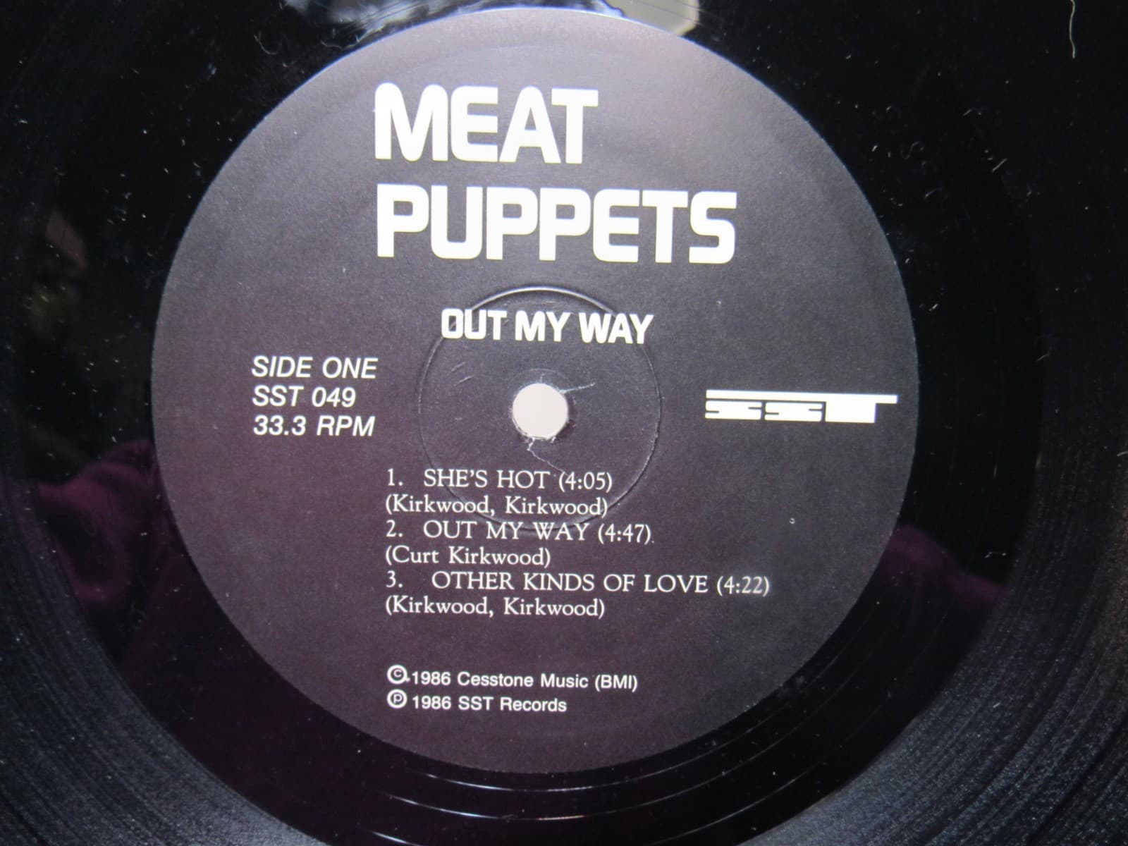 Meat Puppets - Out My Way (SST 049) Original Vinyl Album 1986 Punk Hardcore X38 - Thumbnail 3