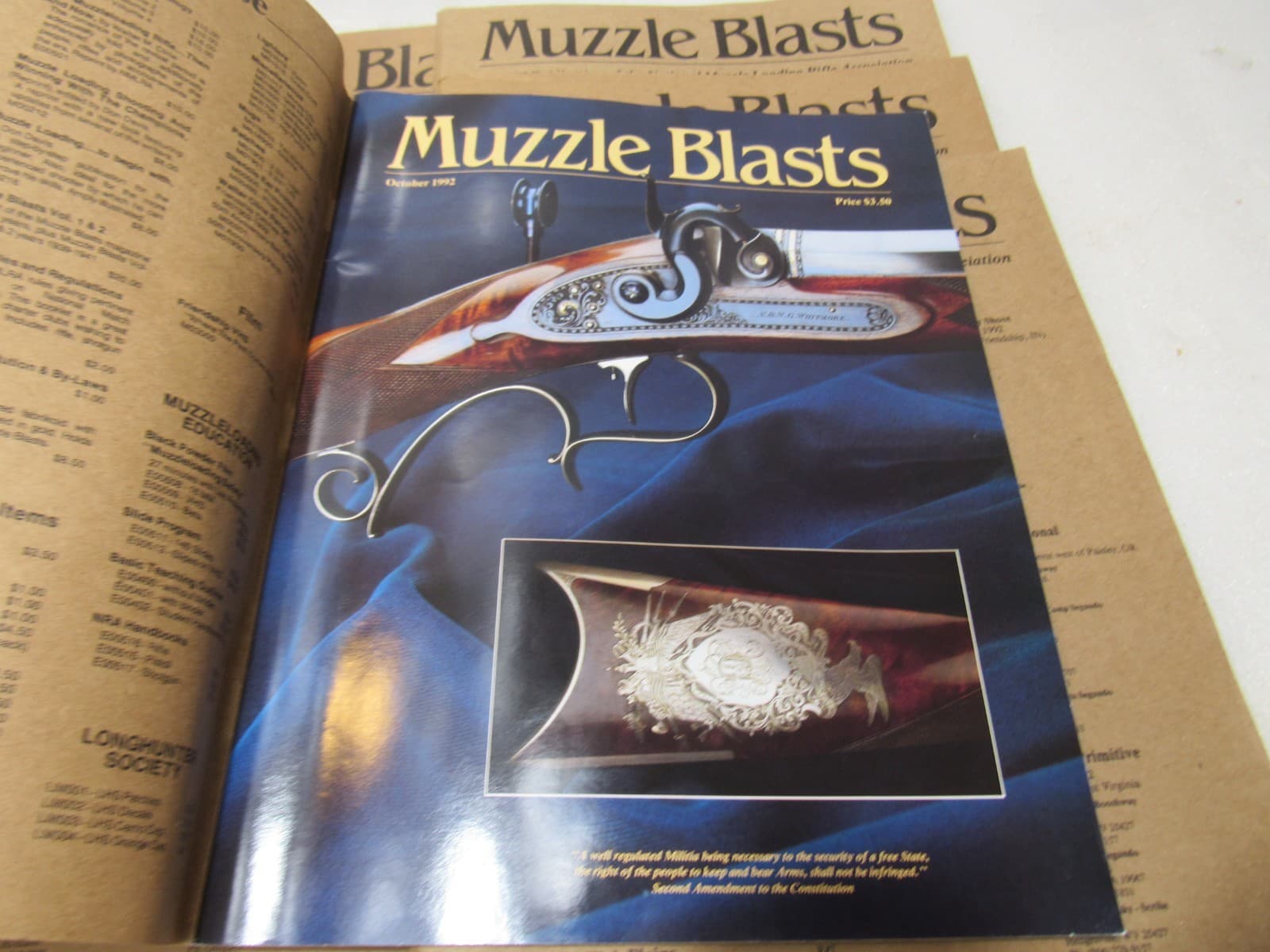 Muzzle Blasts Magazine 1992 Complete 12 issues Lot Black Powder Rifles (H56J) - Thumbnail 7