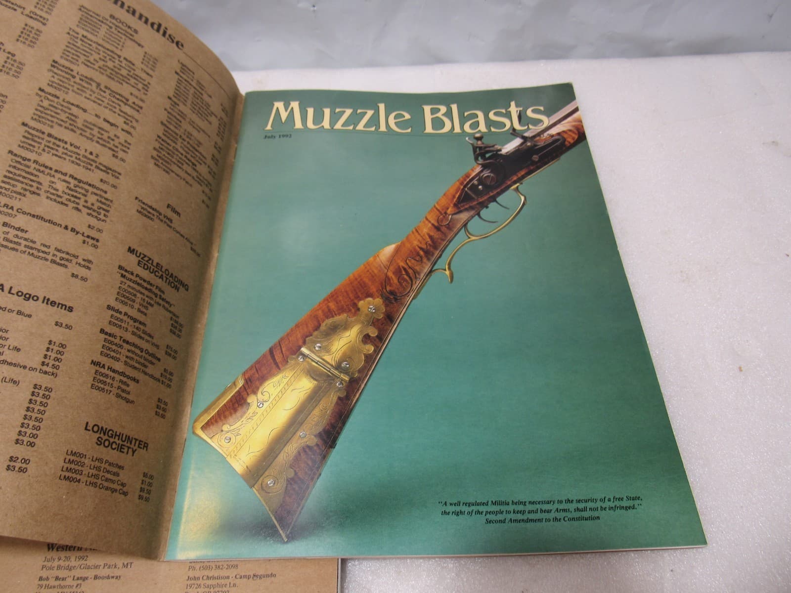 Muzzle Blasts Magazine 1992 Complete 12 issues Lot Black Powder Rifles (H56J) - Thumbnail 10
