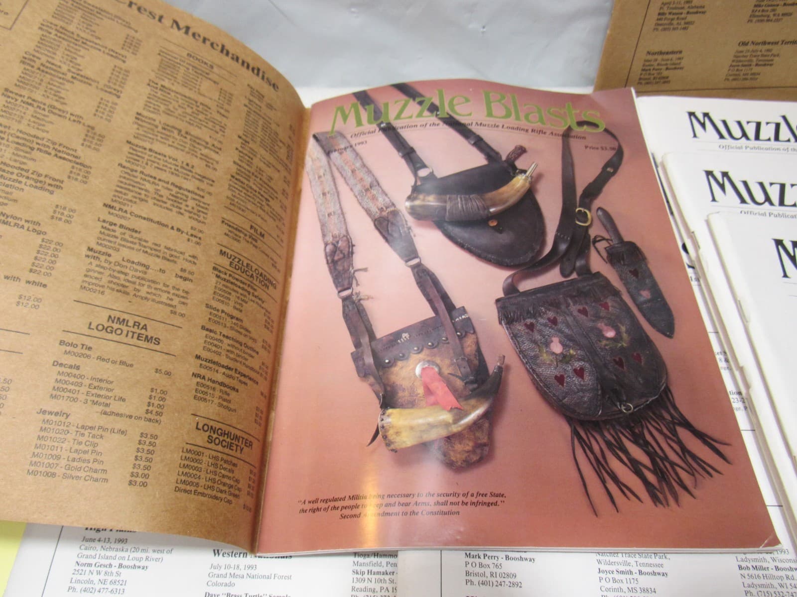 Muzzle Blasts Magazine 1993 Complete 12 issues Lot Black Powder Rifles (H55J) - Thumbnail 4