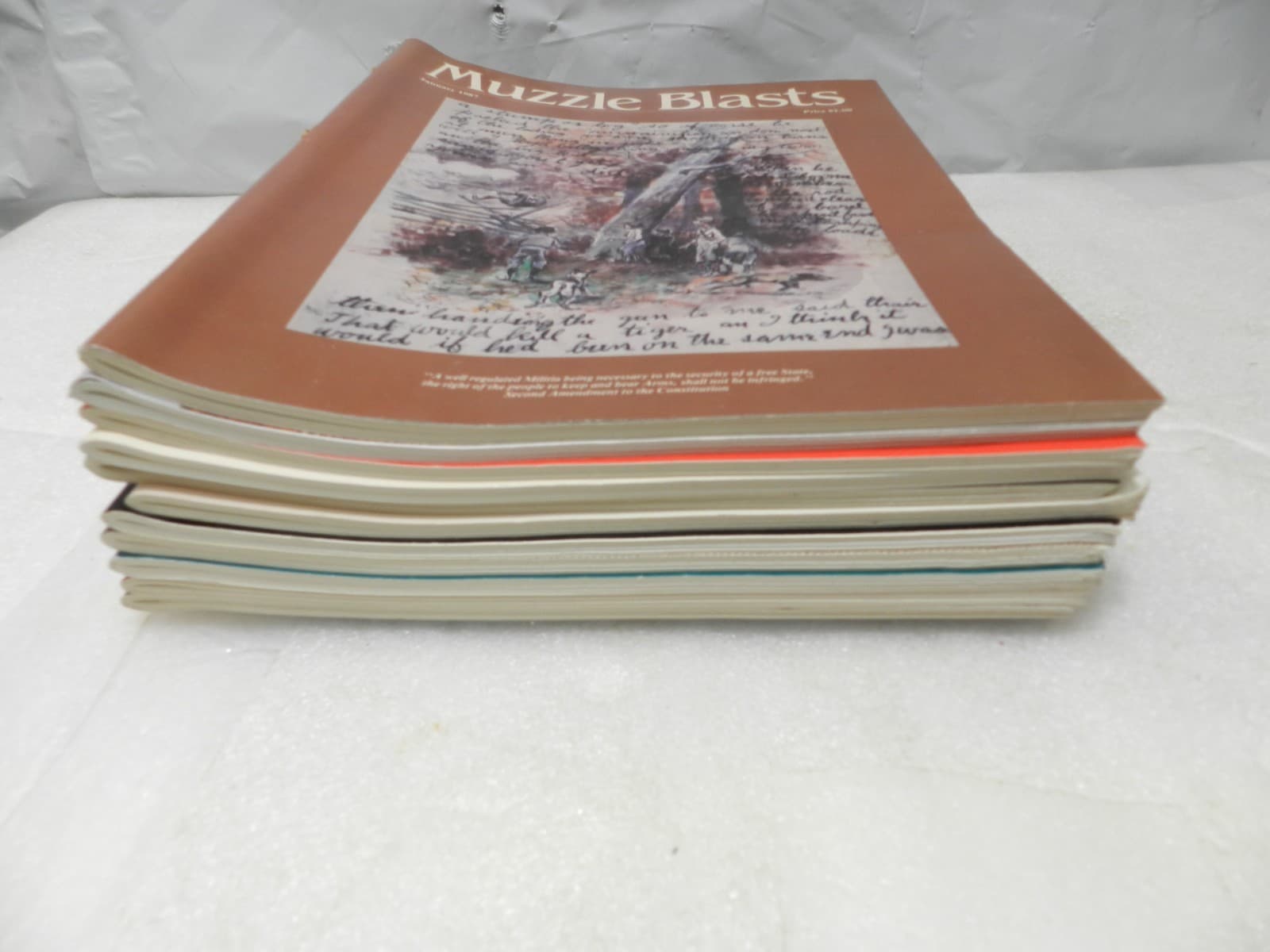 Muzzle Blasts Magazine 1987 Complete 12 issues Lot Black Powder Rifles (H60J) - Thumbnail 13