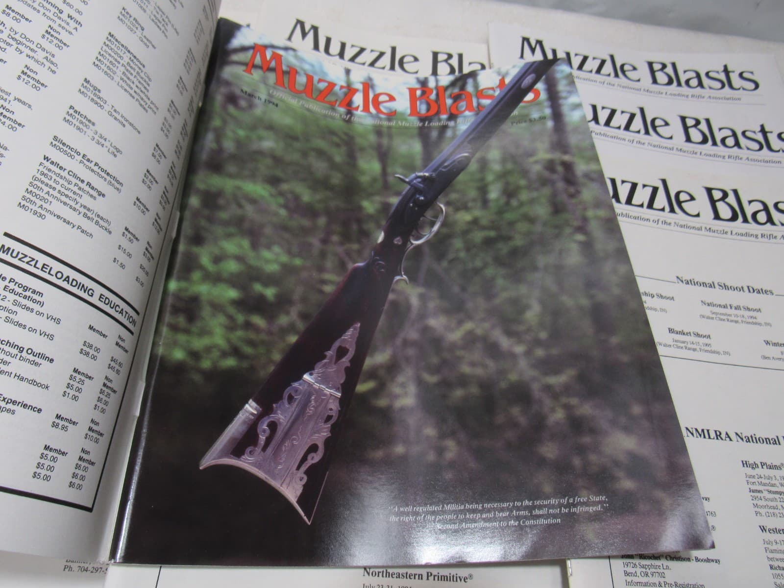 Muzzle Blasts Magazine 1994 Complete 12 issues Lot Black Powder Rifles (H54J) - Thumbnail 4