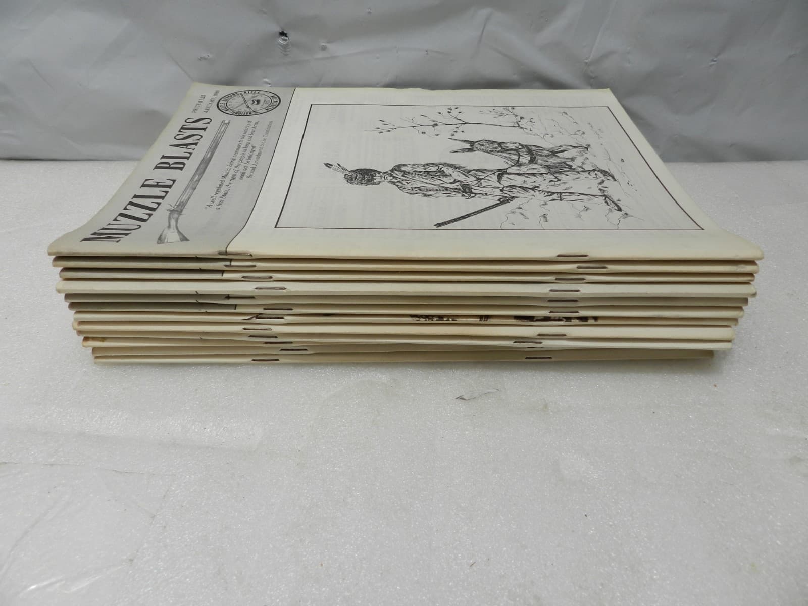 Muzzle Blasts Magazine 1980 Complete 12 issues Lot Black Powder Rifles (H63J) - Thumbnail 12