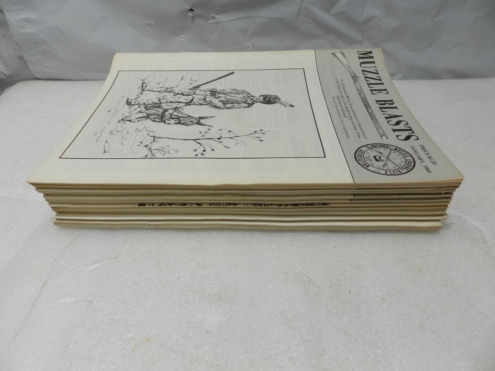 Muzzle Blasts Magazine 1980 Complete 12 issues Lot Black Powder Rifles (H63J) - Thumbnail 13
