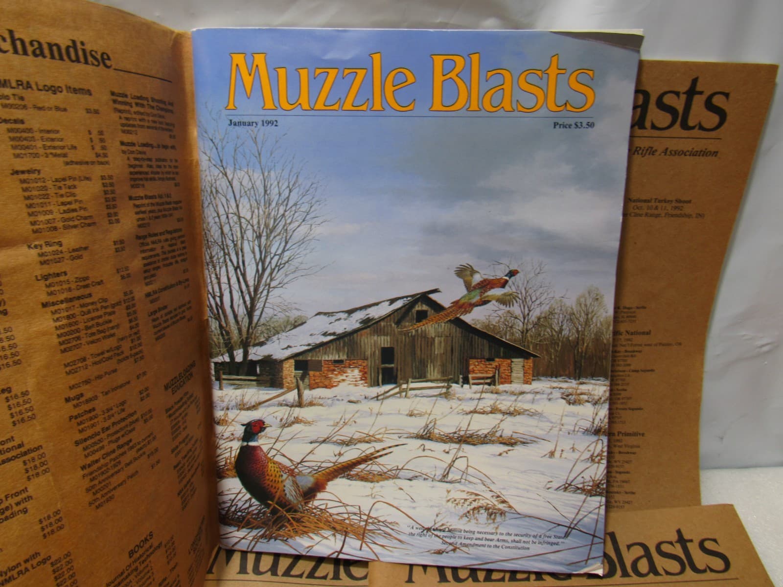 Muzzle Blasts Magazine 1992 Complete 12 issues Lot Black Powder Rifles (H56J) - Thumbnail 2