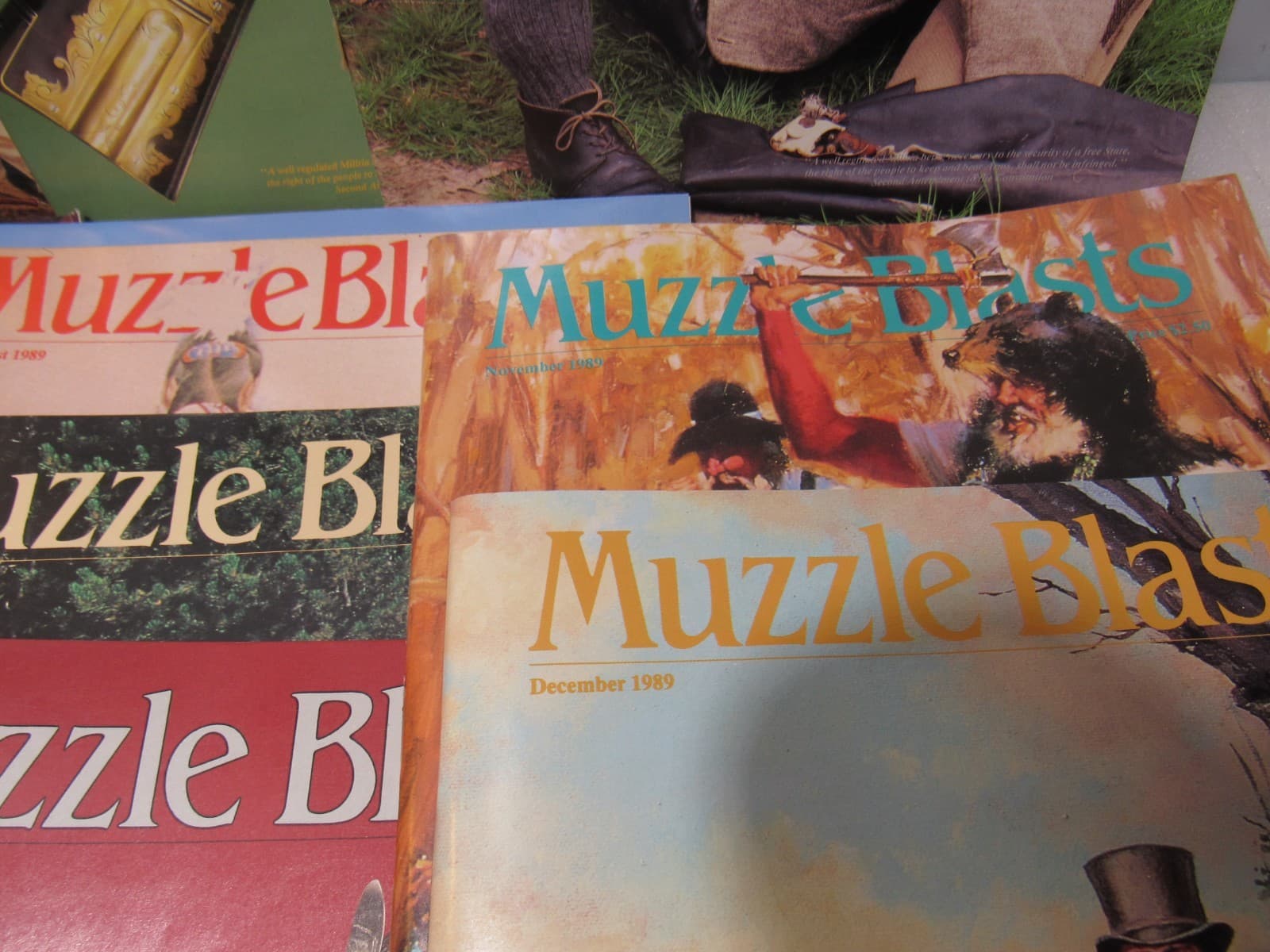 Muzzle Blasts Magazine 1989 Complete 12 issues Lot Black Powder Rifles (H58J) - Thumbnail 6