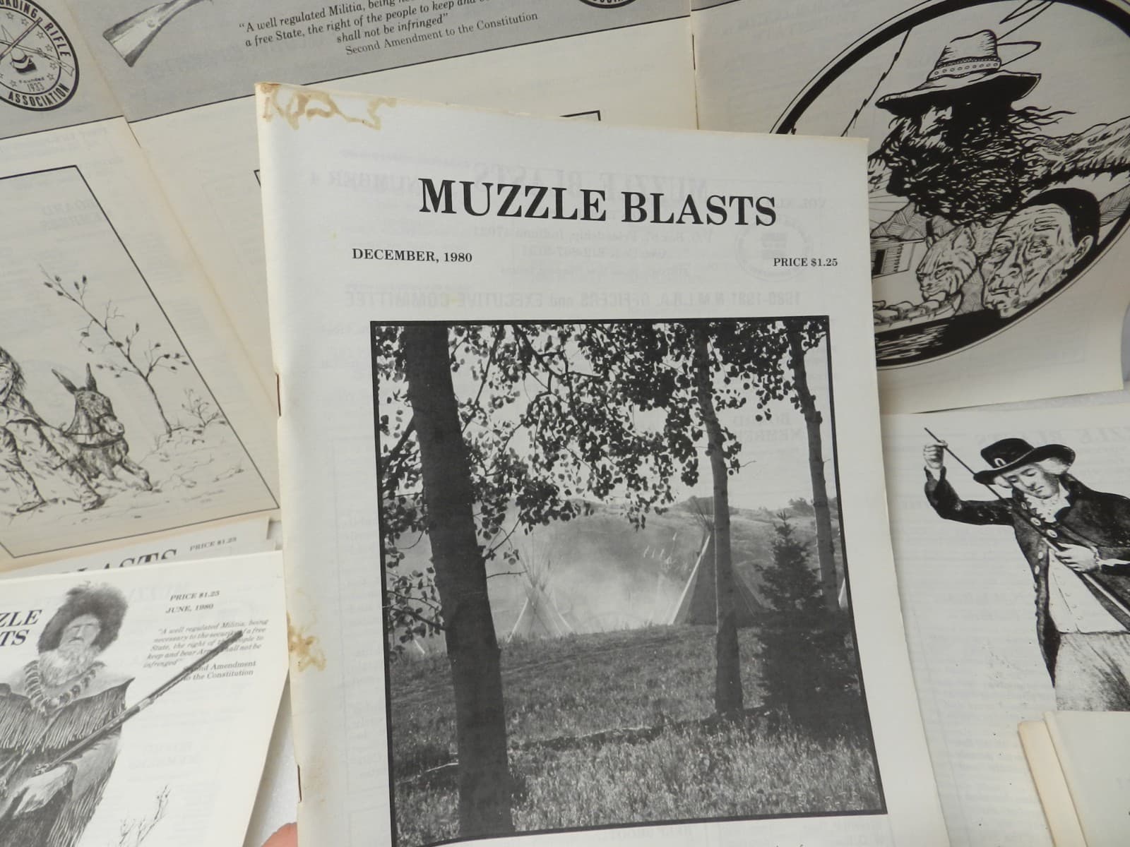 Muzzle Blasts Magazine 1980 Complete 12 issues Lot Black Powder Rifles (H63J) - Thumbnail 10