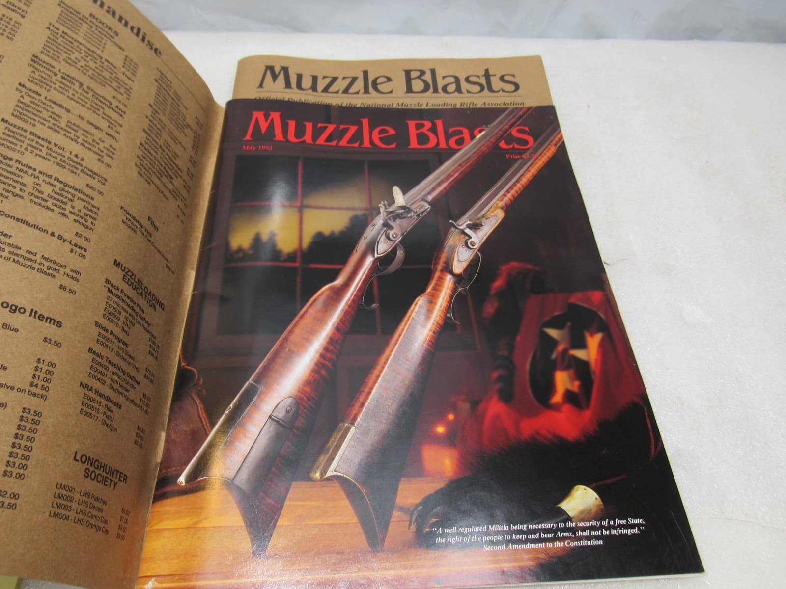 Muzzle Blasts Magazine 1992 Complete 12 issues Lot Black Powder Rifles (H56J) - Thumbnail 12