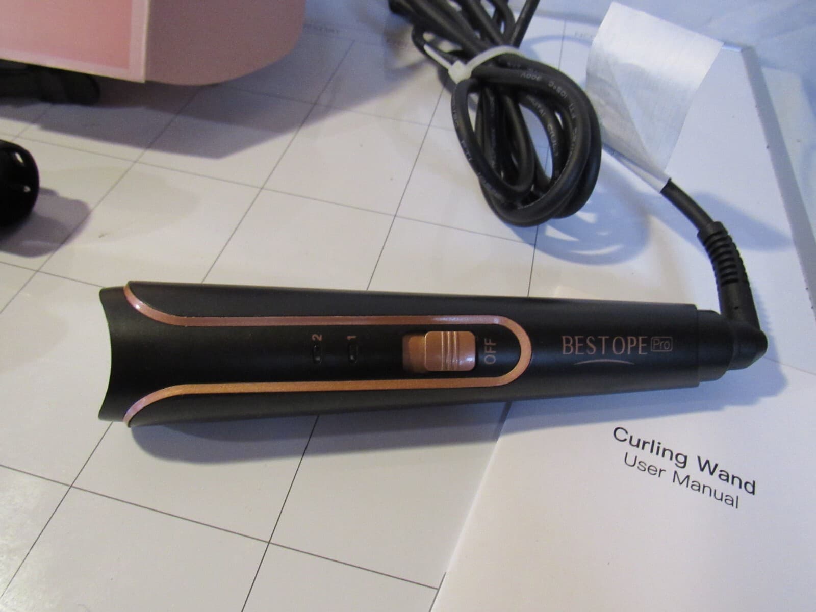 BESTOPE PRO 5 in 1 Curling Wand Set Long 3 Barrel Wand Curling Iron C82M - Thumbnail 10