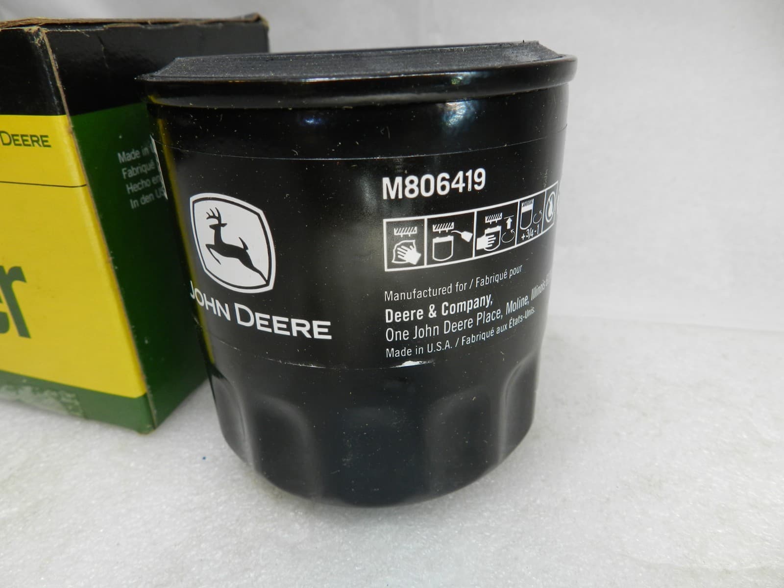 John Deere M806419 Engine Oil Filter (K10J) - Thumbnail 3
