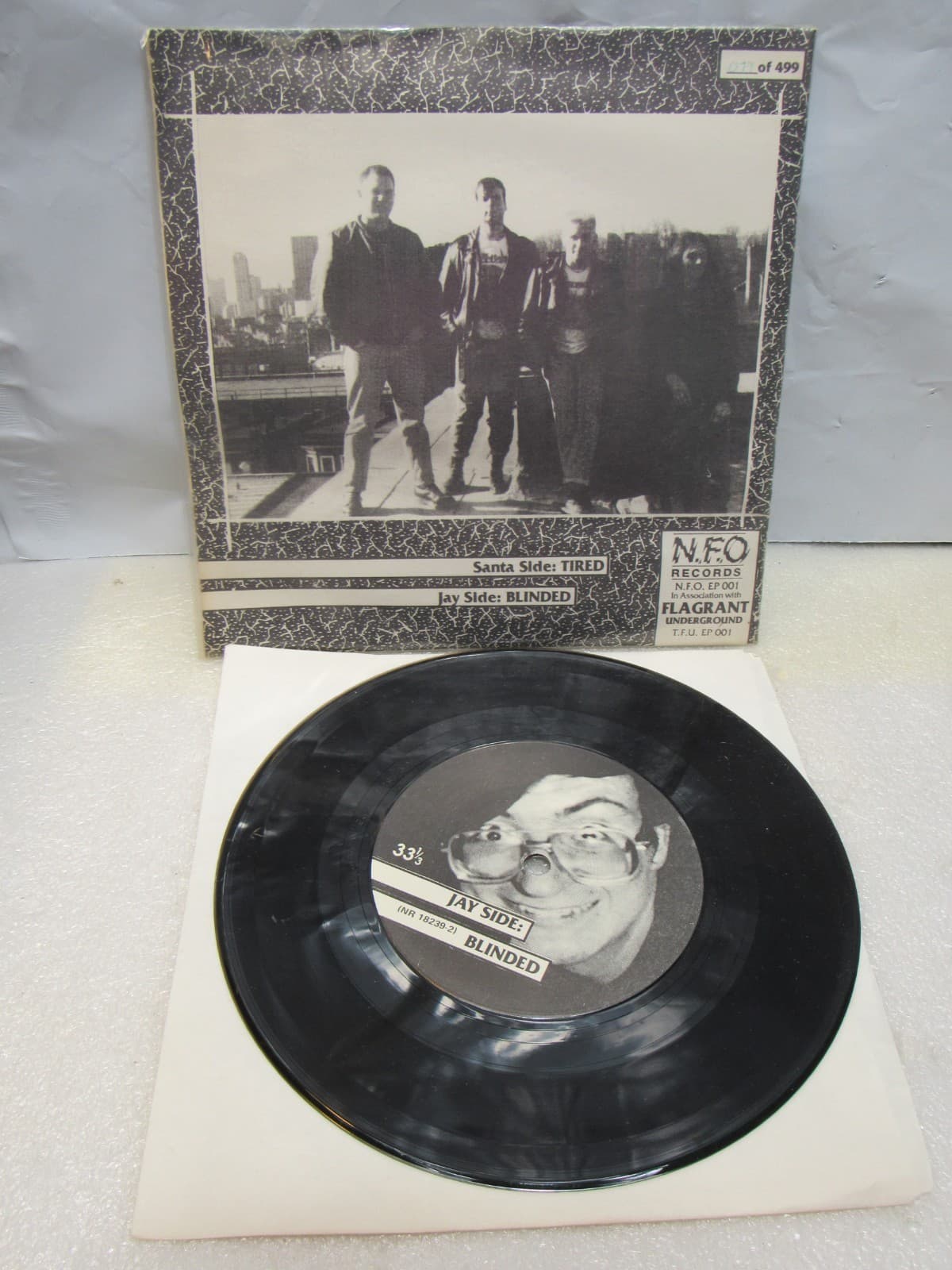 Punk Harcore 7" LP Vinyl Necacedia Phrogs Radiation Travesty Cartoon Castle X43 - Thumbnail 21