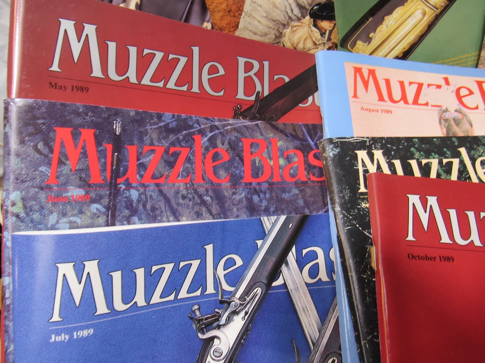 Muzzle Blasts Magazine 1989 Complete 12 issues Lot Black Powder Rifles (H58J) - Thumbnail 4