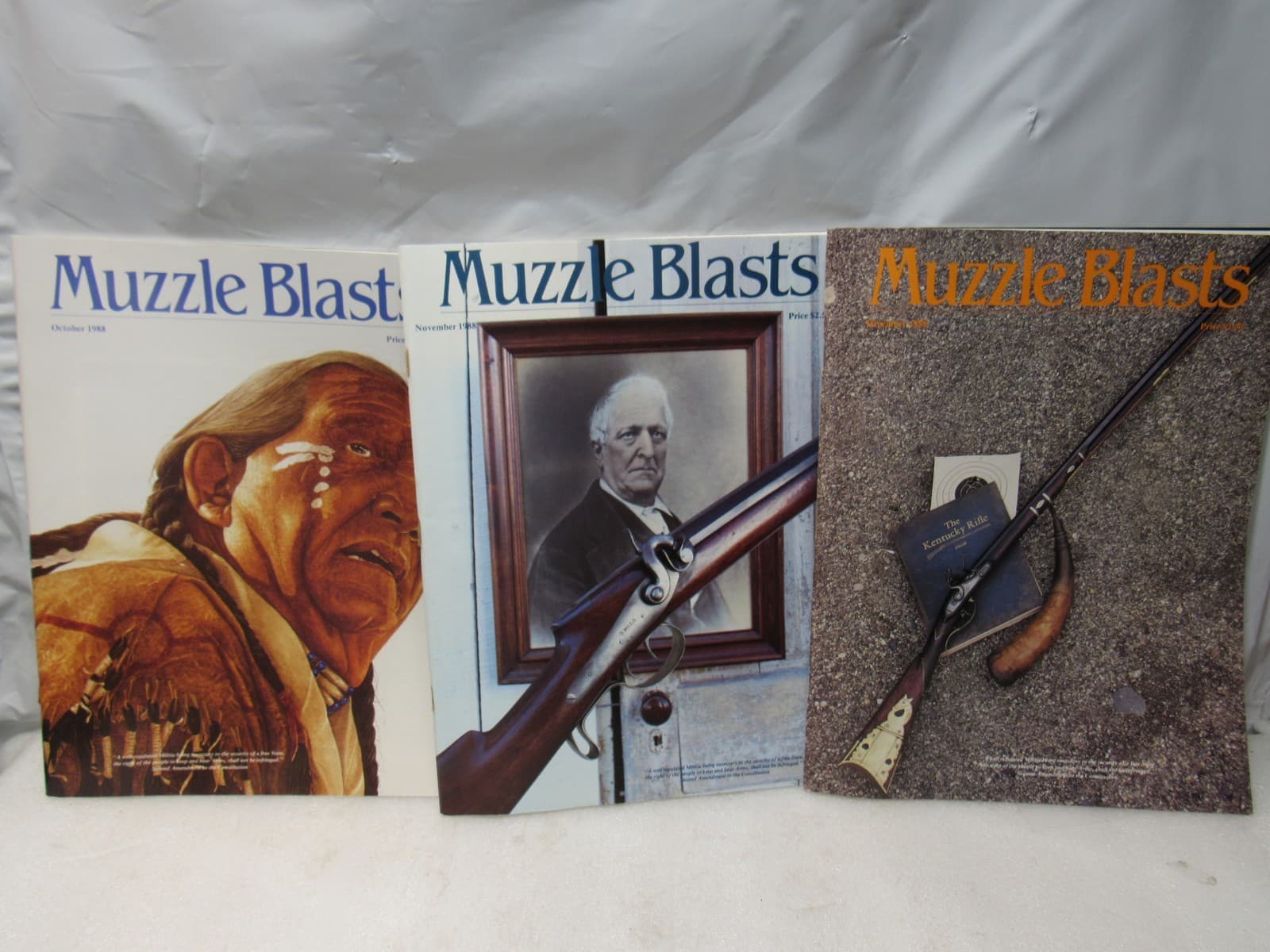 Muzzle Blasts Magazine 1988 Complete 12 issues Lot Black Powder Rifles (H59J) - Thumbnail 3