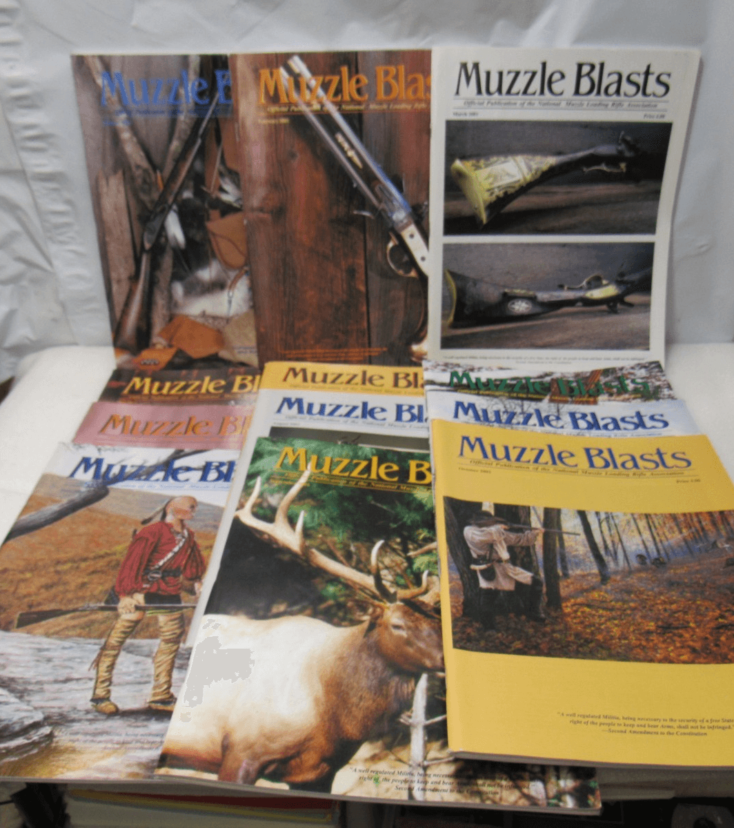 Muzzle Blasts Magazine 2001 Complete 12 issues Lot Black Powder Rifles (H66J)